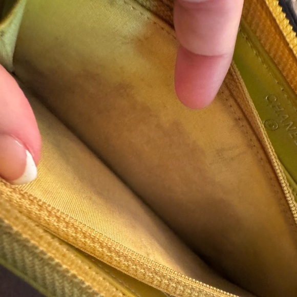 Chanel Yellow Leather Wallet - Picture 9 of 14